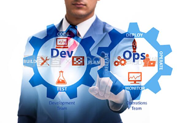 devOps軟件開發它的概念。